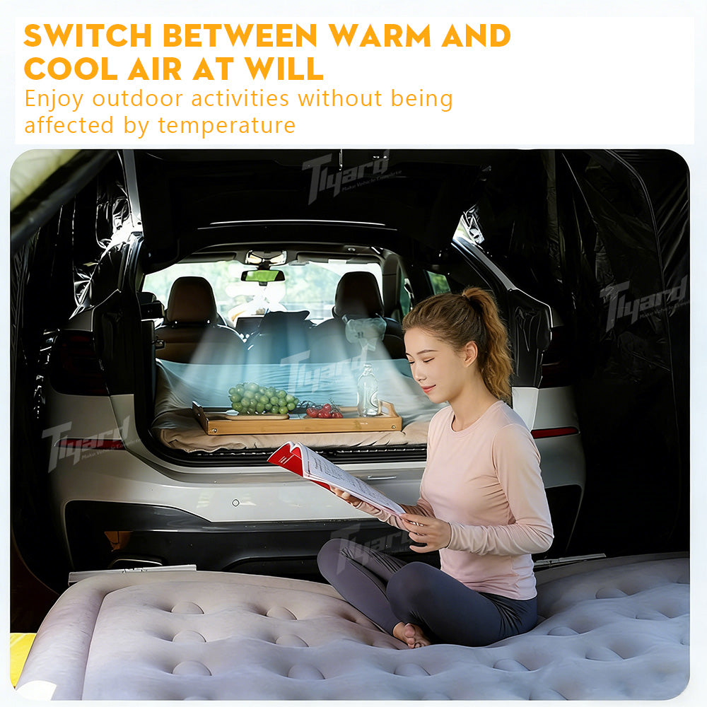 Tlyard Tesla Camping Suite: All-Weather SUV Rear Extension Tent