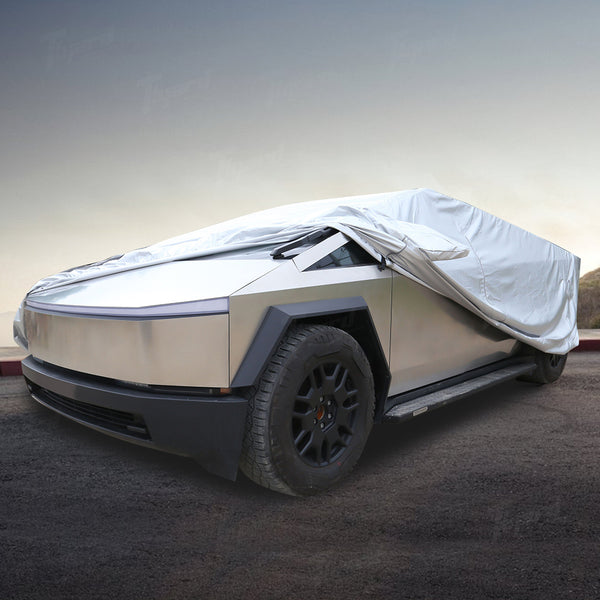 Waterproof Car Cover for Tesla Cybertruck Aerospace-Grade Oxford Fabric for Snow Rain Dust Protection