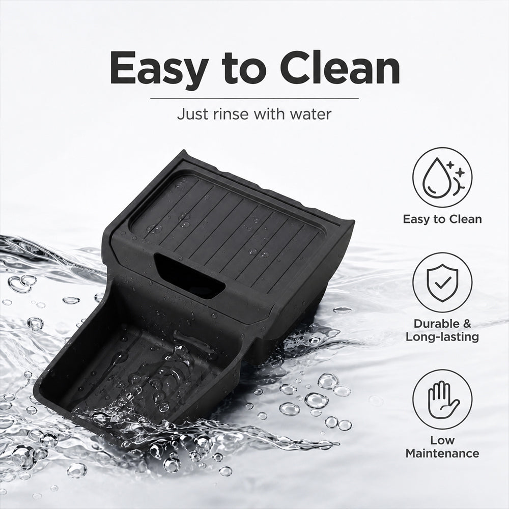 Under-Screen Center Console Lower Storage Organizer for Tesla Model Y Standard 2026+