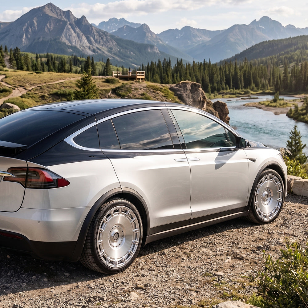 TLA-03 Model 3 / 3 Highland 18"-20" Avant-Garde Aero Disc Custom Forged Wheels | Tlyard®