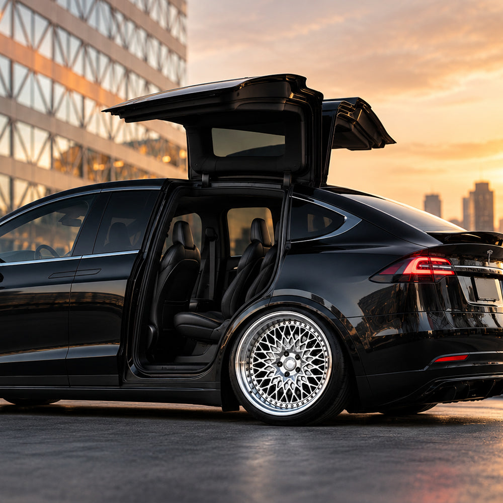 TLE-02 Model X / S 19"-22" True 2-Piece Classic Mesh Custom Forged Wheels | Tlyard®