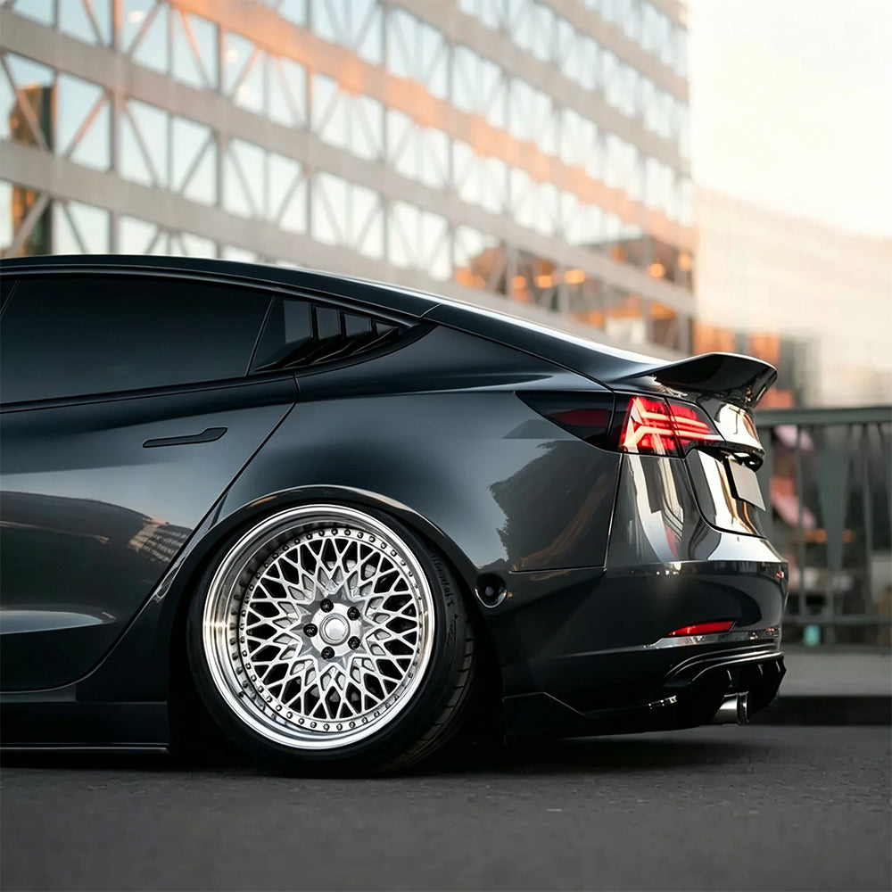 TLE-02 Model Y / Y Juniper 19"-21" True 2-Piece Classic Mesh Custom Forged Wheels | Tlyard®