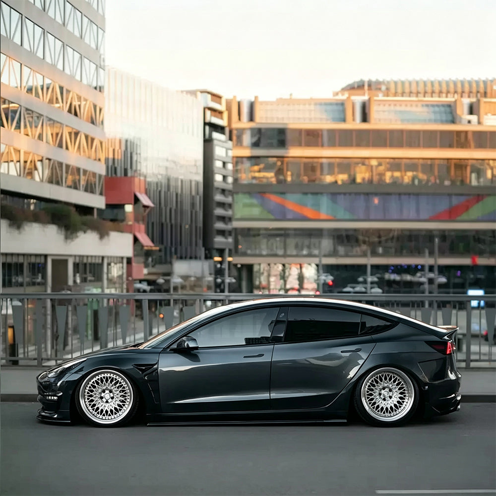TLE-02 Model Y / Y Juniper 19"-21" True 2-Piece Classic Mesh Custom Forged Wheels | Tlyard®