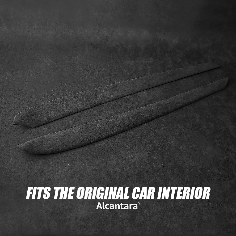 Alcantara Door Trim Cover Interior Decor For Tesla Model 3 & Y