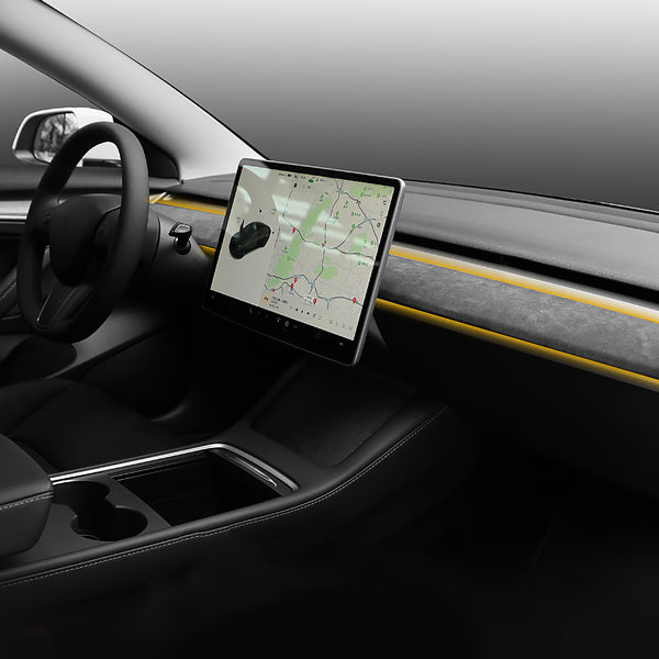 Tesla Model 3 &amp; Y Alcantara Dashboard Cover Dash Vervanging