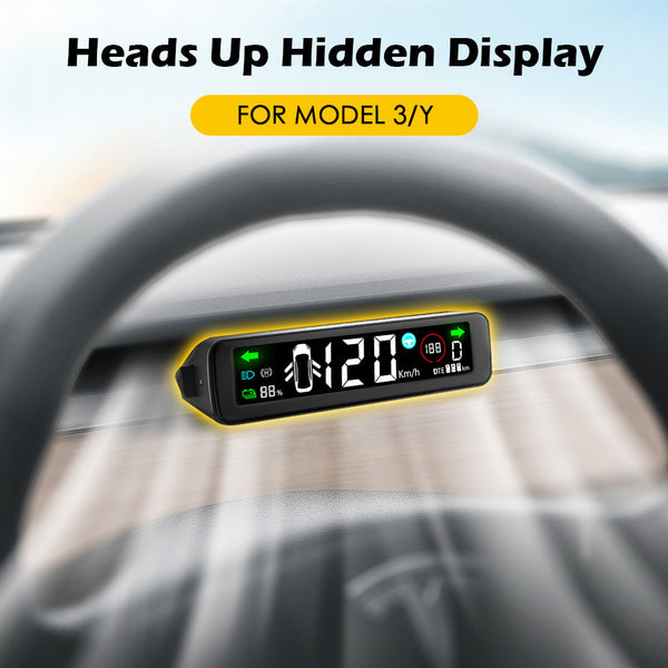 Ny opgradering hoveder op skjult skærm Dashboard til model 3 &amp; Y