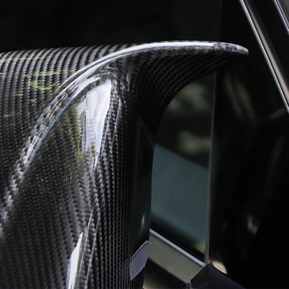 Real Carbon Fiber Rearview Mirror Cover For Model 3/ Y - Tlyard