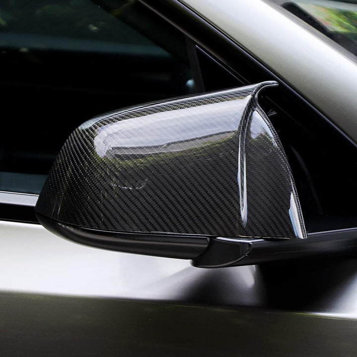 Real Carbon Fiber Rearview Mirror Cover For Model 3/ Y - Tlyard