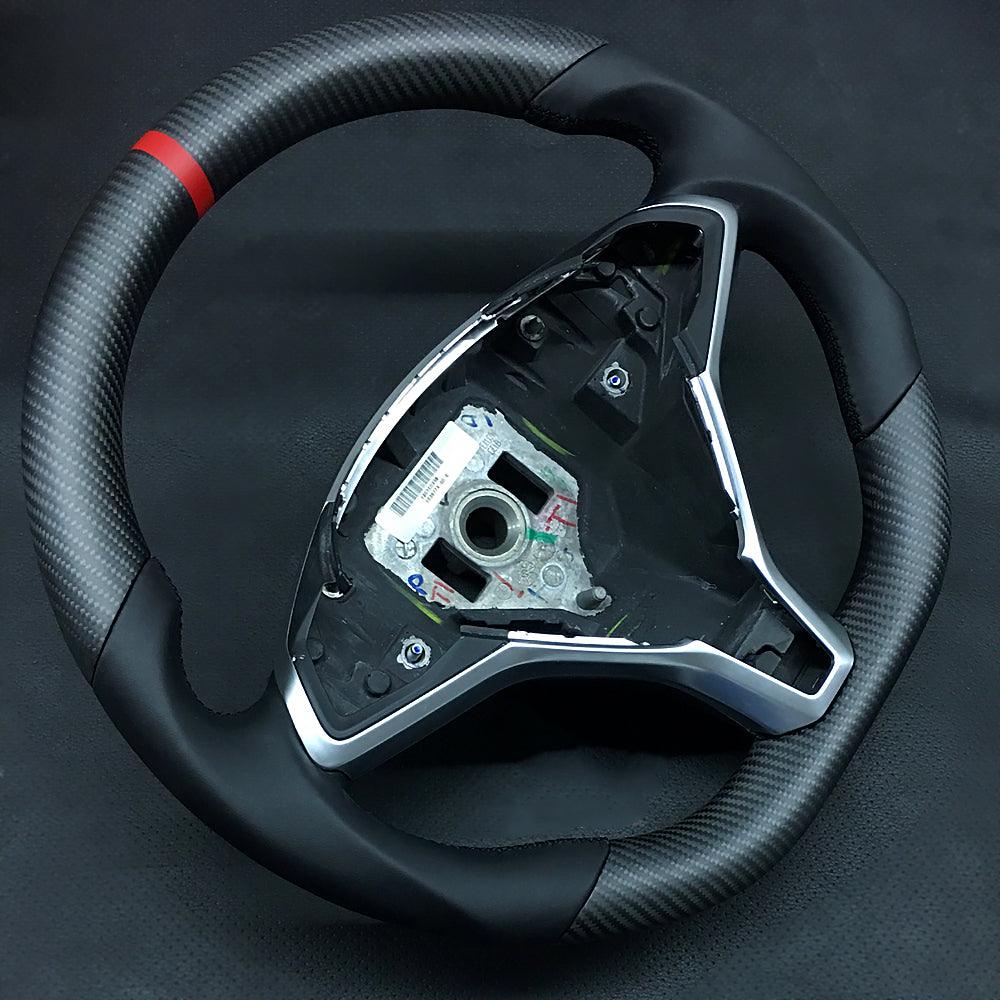 Customized Model S/ X/ Plaid Round Style Sport Series Steering Wheel - Tlyard