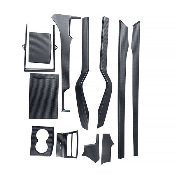 Model X Real Carbon Fiber Full Interior Upgrade Kit