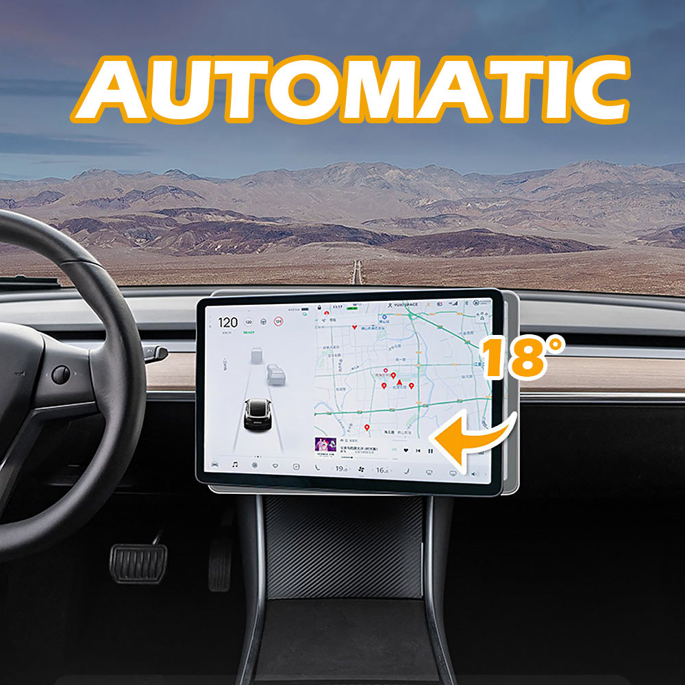 Model 3 & Y Touchscreen Automatesch Schwenk rotéierend Mount