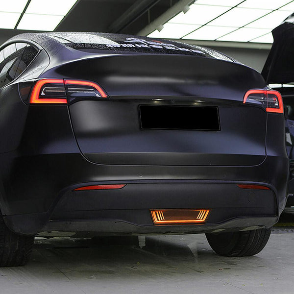 Model Y - Verlichte Dorpel Lijsten zwart Origineel Tesla - Tesland