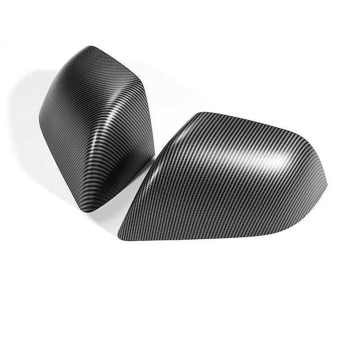 Real Carbon Fiber Mirror Overlays (1 pair) For Model 3 - Tlyard