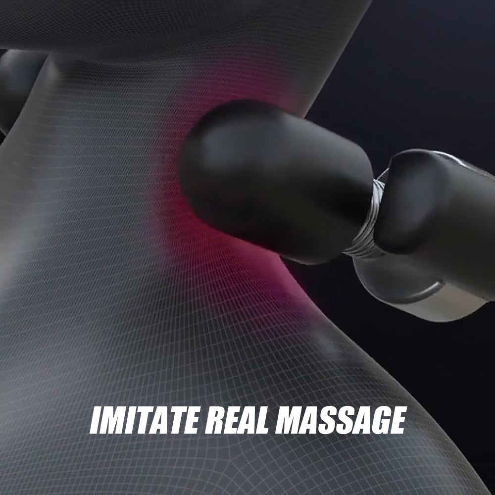 Oreiller de soutien lombaire de siège d'appui-tête de massage électrique Tesla