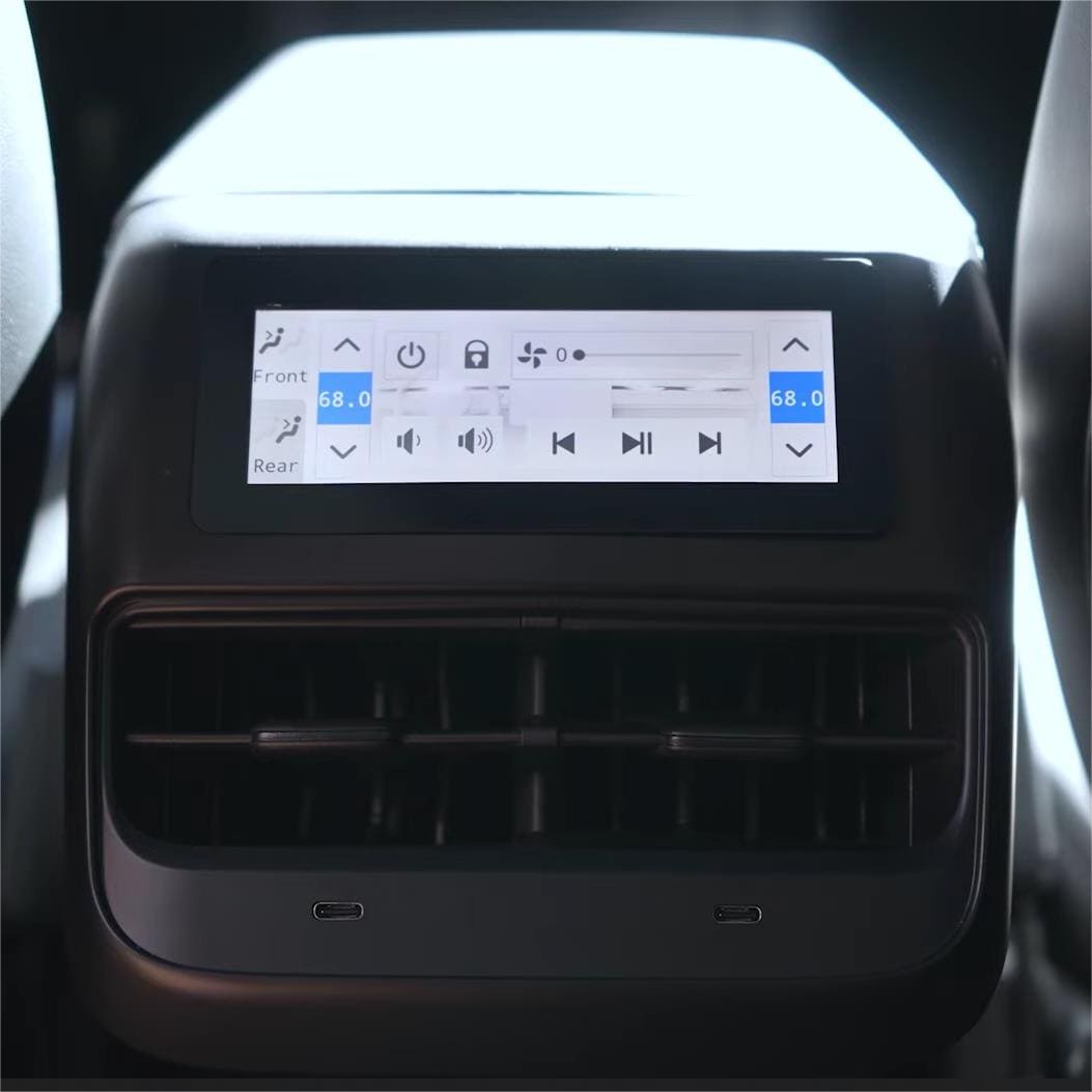 Modell 3 &amp; Y hinten Multimedia LCD-Bildschirm Klimaanlage Steuerung