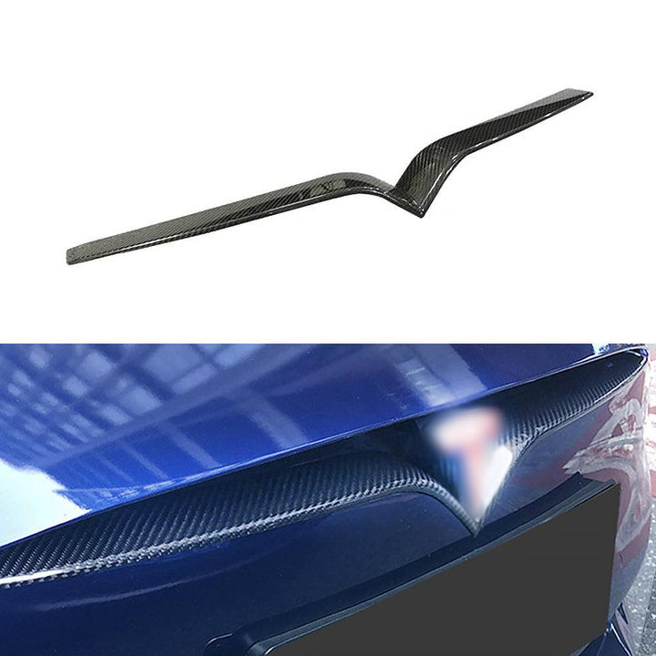 Real Molded Carbon Fiber Front End Inlay For Model X - Tlyard