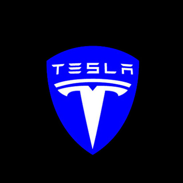 LED Tesla Logo Puddle Lights Car Door Lights For Model 3/ Y/ X/ S Model 3 Highland