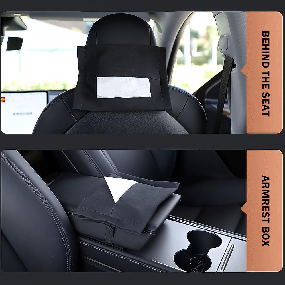 Hidden Storage Tissue Box For 2017-2022 Model 3 & 2020-2022 Model Y - Tlyard