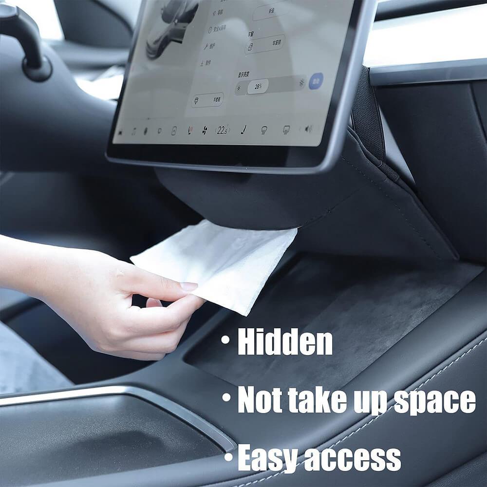 Hidden Storage Tissue Box For 2017-2022 Model 3 & 2020-2022 Model Y - Tlyard