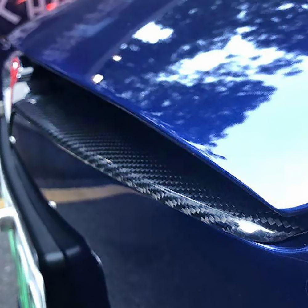 Real Molded Carbon Fiber Front End Inlay For Model X - Tlyard