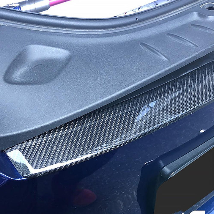 Real Molded Carbon Fiber Front End Inlay For Model X - Tlyard
