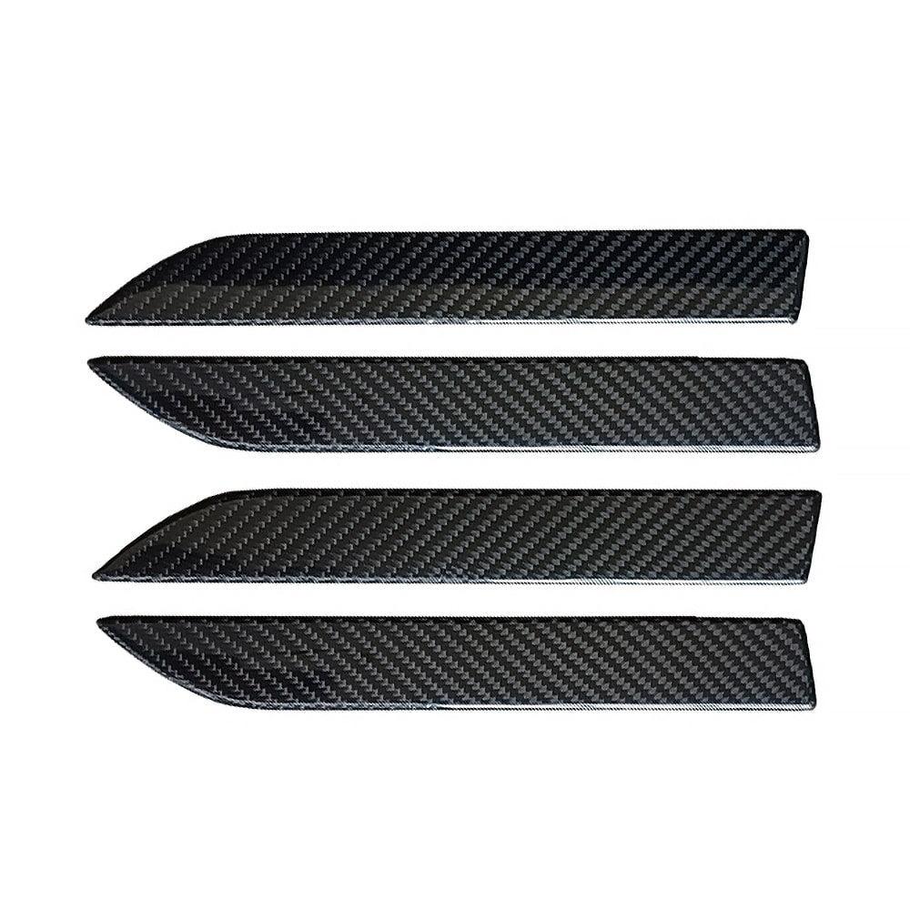 Urethane Carbon Fiber Door Handle Overlay For Model X - Tlyard