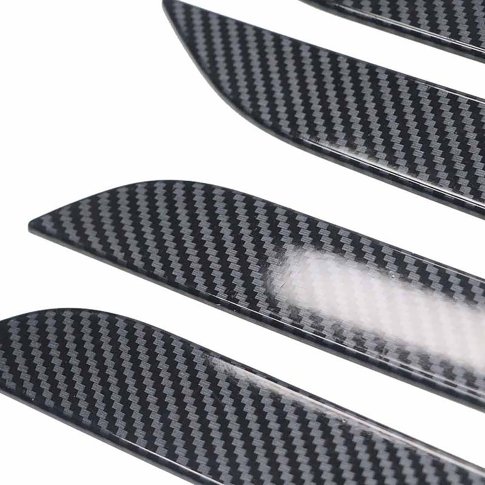 Urethane Carbon Fiber Door Handle Overlay For Model X - Tlyard